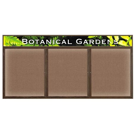 United Visual Products Open Faced Traditional Corkboard, 48x36" UV642A-WHITE-KEYLIME